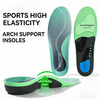 Everyday Comfort Insoles with High Arch Support for Feet