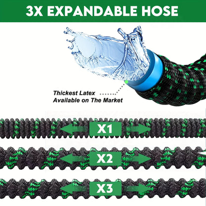 Portable Watering Hose for Irrigation and Cleaning Use