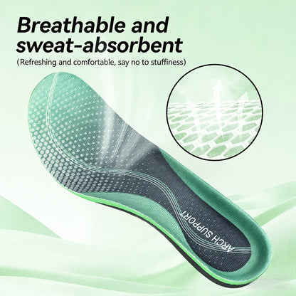 Everyday Comfort Insoles with High Arch Support for Feet