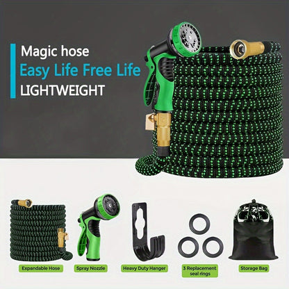 Portable Watering Hose for Irrigation and Cleaning Use