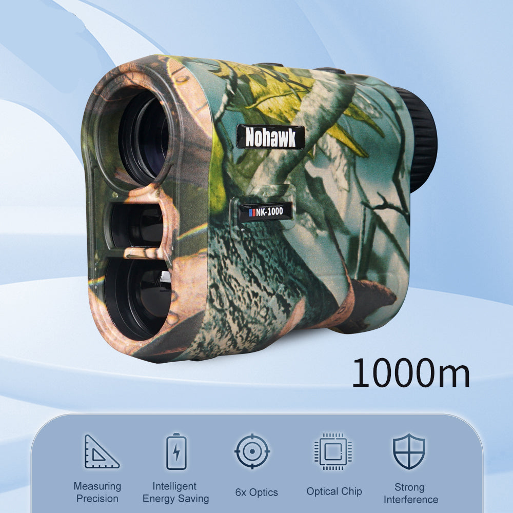 Golf Distance Measurer with Flag Lock Feature and Angle Calculation
