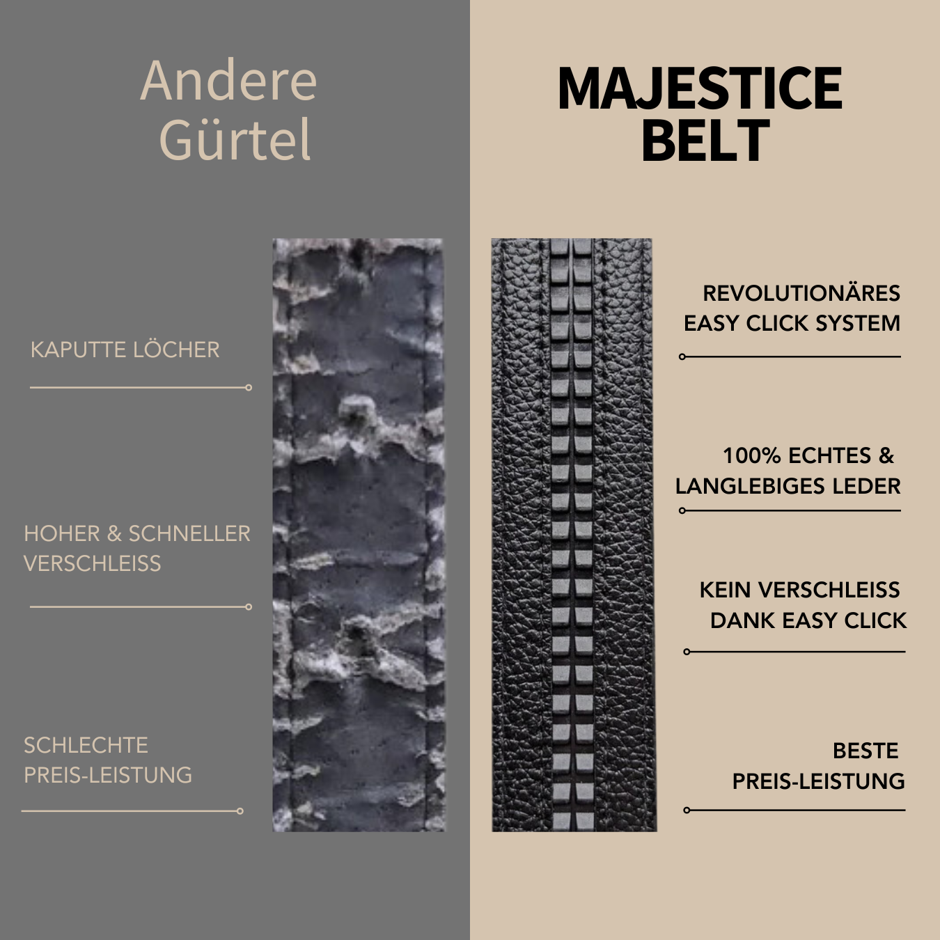 Men's Belt with Automatic Buckle | Precision, Style & Comfort