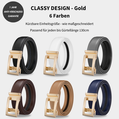 Men's Belt with Automatic Buckle | Precision, Style & Comfort