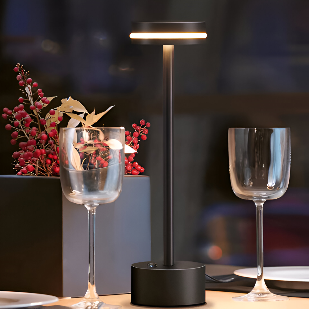Rechargeable Touch Table Lamp – Portable LED Light with Dimming Feature