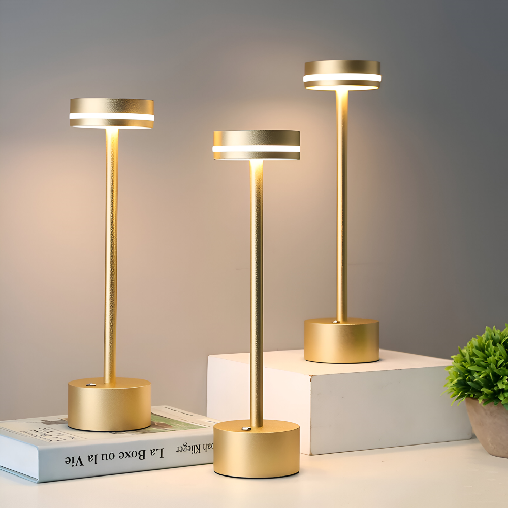 Rechargeable Touch Table Lamp – Portable LED Light with Dimming Feature