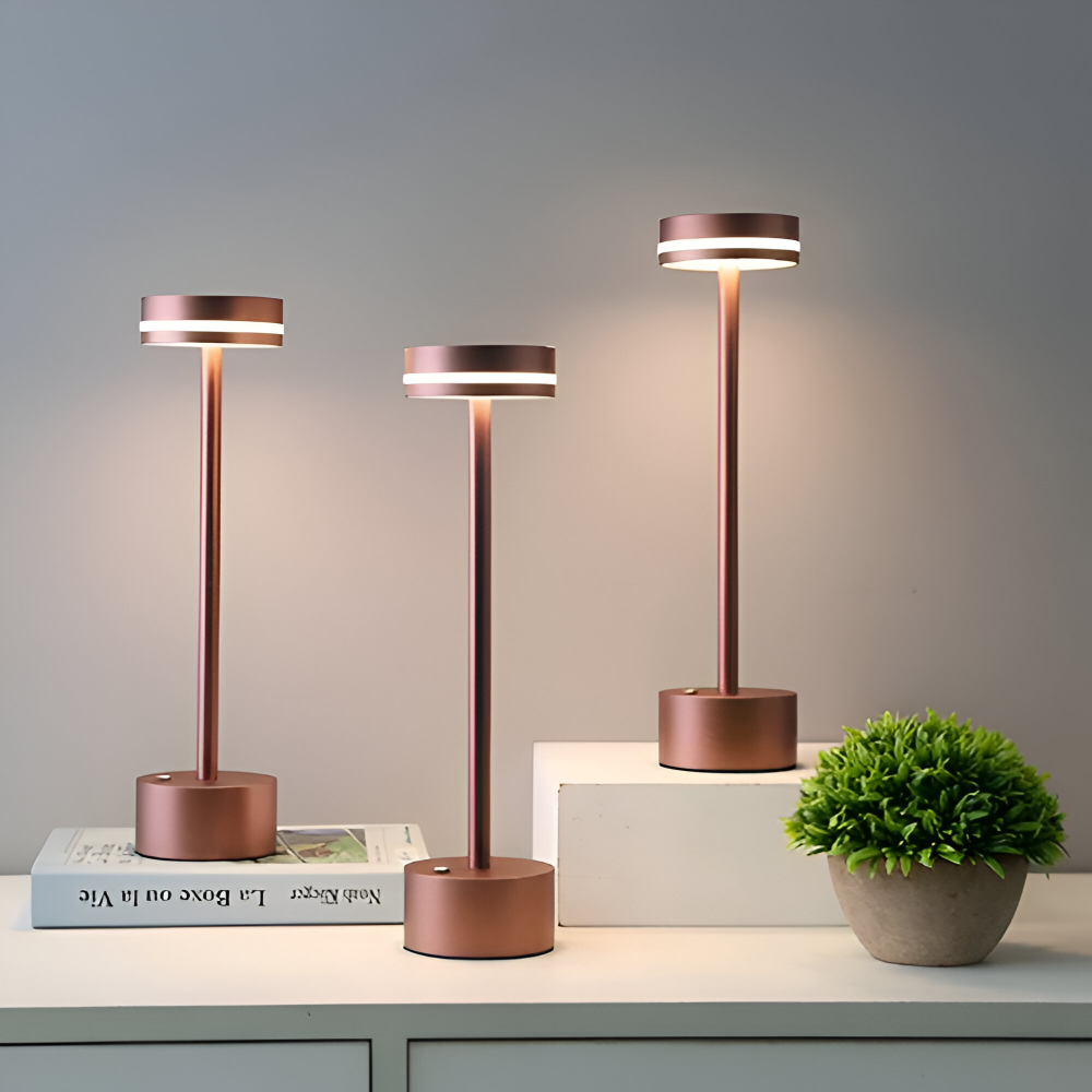 Rechargeable Touch Table Lamp – Portable LED Light with Dimming Feature