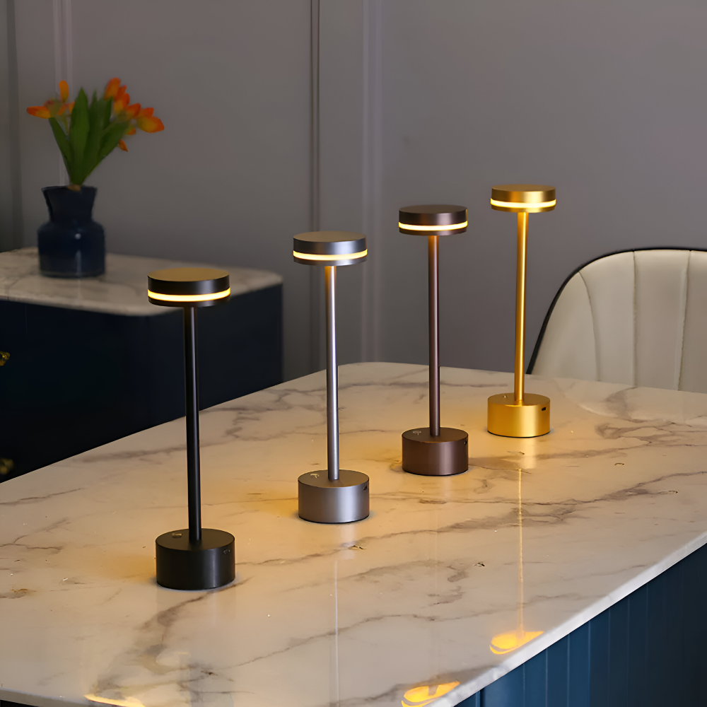 Rechargeable Touch Table Lamp – Portable LED Light with Dimming Feature