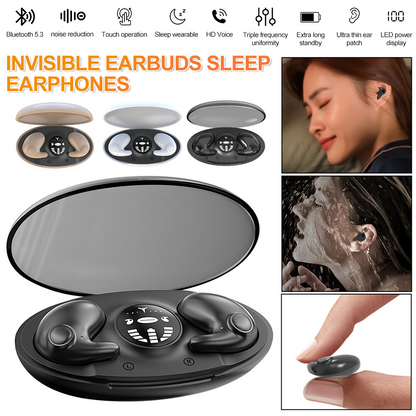 Wireless Sleep Earbuds with Noise Cancellation for Restful Nights