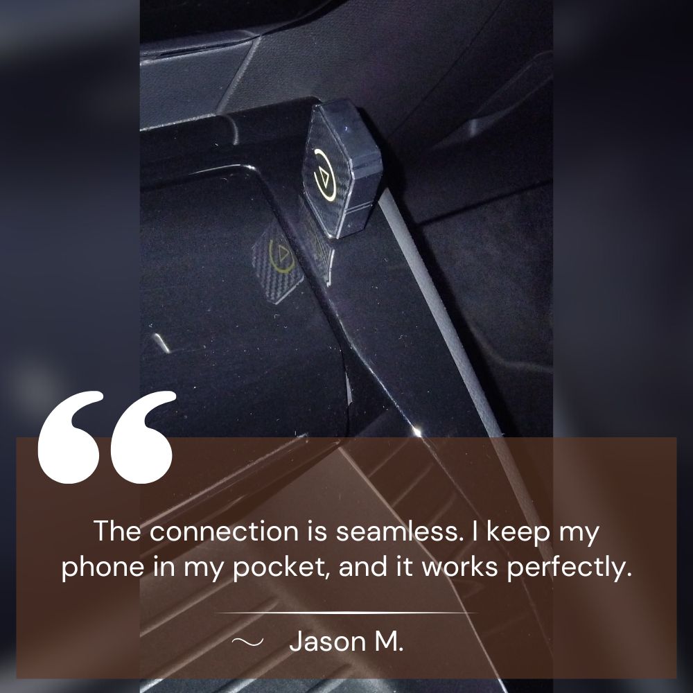Wireless CarPlay Adapter for iOS and Android Devices