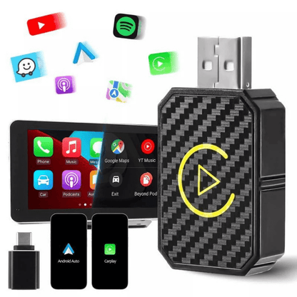 Wireless CarPlay Adapter for iOS and Android Devices