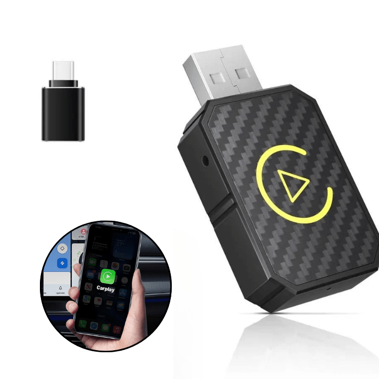 Wireless CarPlay Adapter for iOS and Android Devices