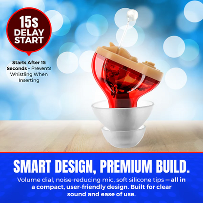 Rechargeable In-Ear Hearing Aids - Discreet Design