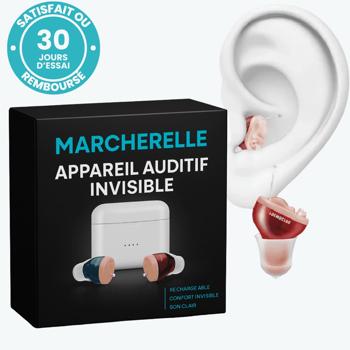 Rechargeable Hearing Aid - Discreet and High-Quality Design