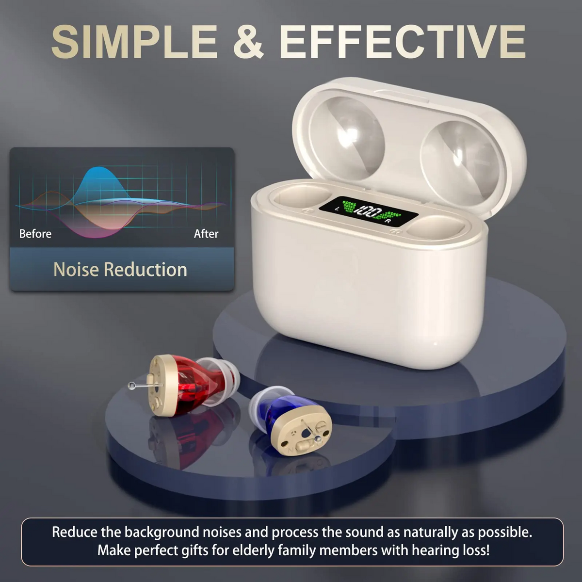 Rechargeable Hearing Aid for Enhanced Sound Clarity