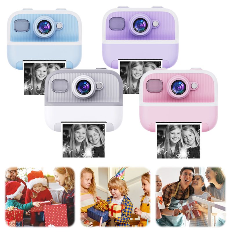Instant Print Camera for Kids - Inkless Photo Capture