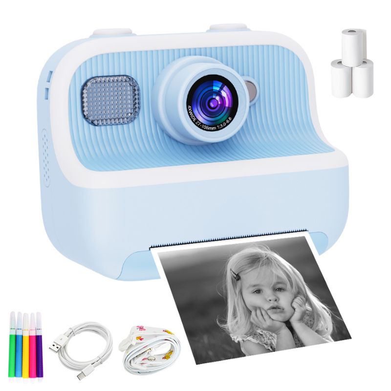 Instant Print Camera for Kids - Inkless Photo Capture