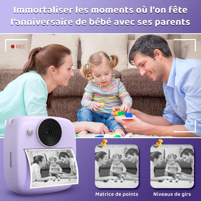 Children's Instant Camera 1080p with 32GB Memory Card Included