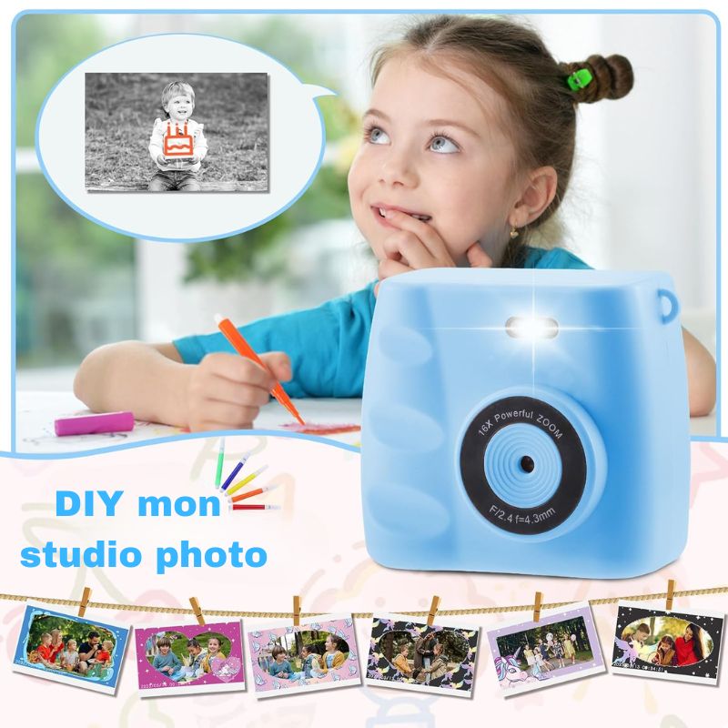 Instant Print Camera for Kids