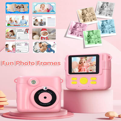 Children's Instant 1080p Camera with 32GB Memory Card Included
