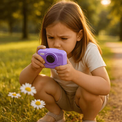 Children's Instant Camera with Dual Lens 1080P
