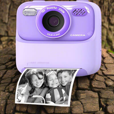 Children's Instant Camera with Dual Lens 1080P