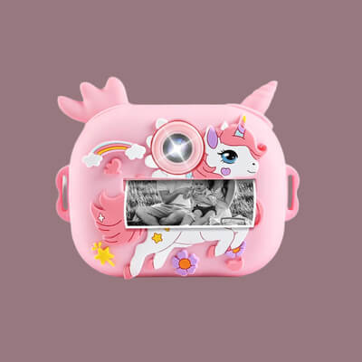 Children's Instant Camera with Dual Lenses and 12MP Resolution