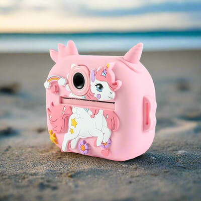 Children's Instant Camera with Dual Lenses and 12MP Resolution
