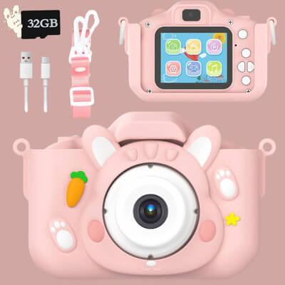 Children's Instant Camera with Dual Lens 20MP