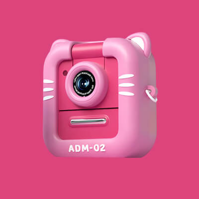 Children's Instant Camera with 48MP Rotating Lens