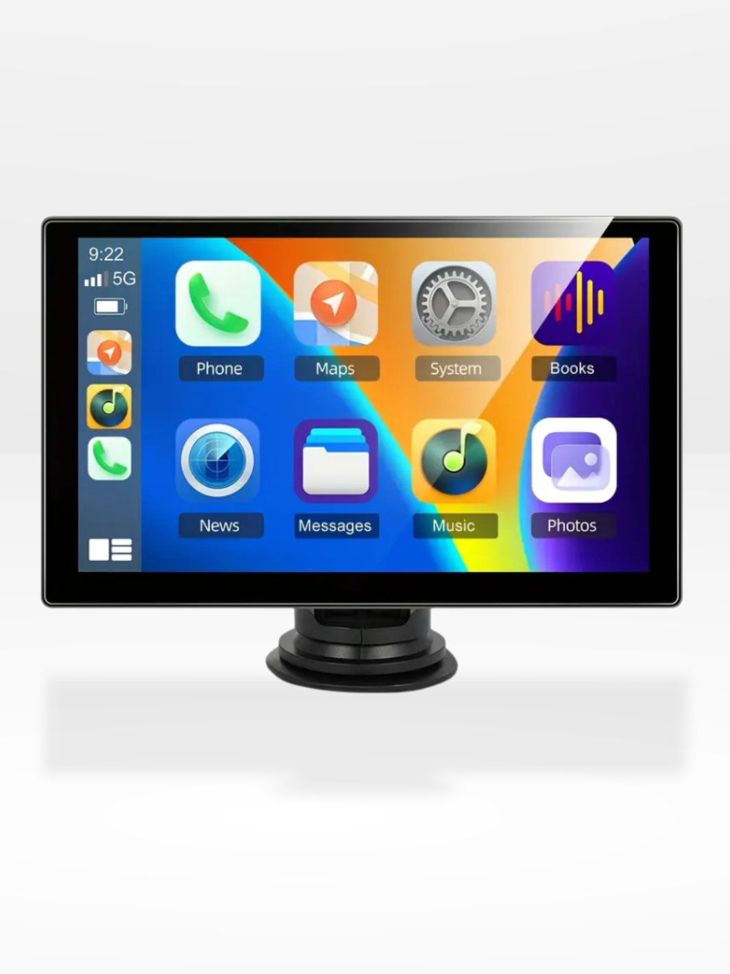 9” HD Touchscreen Wireless Car Radio with CarPlay Functionality