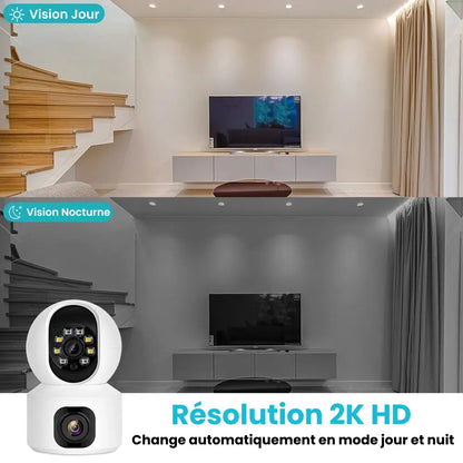 360° Baby Monitor with 2K HD Camera and Night Vision Connectivity