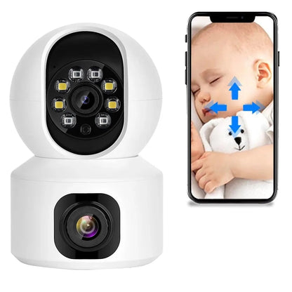 360° Baby Monitor with 2K HD Camera and Night Vision Connectivity