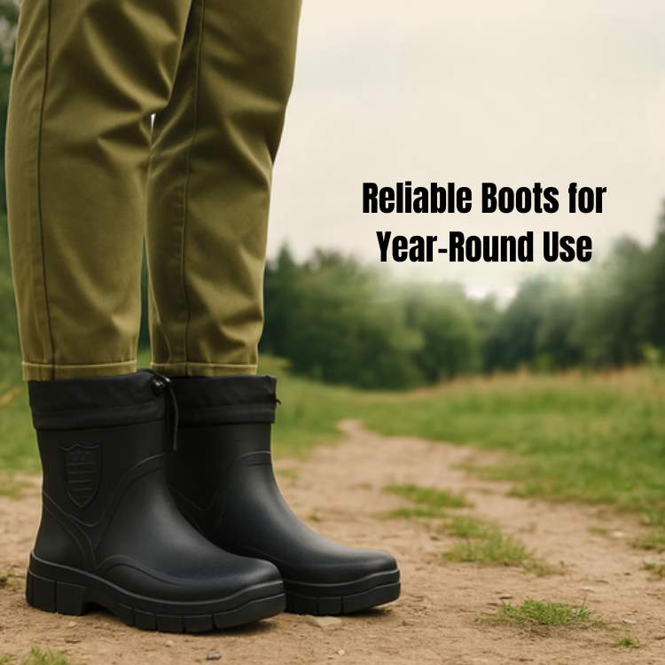 Waterproof Thermal Lined Boots with Non-Slip Sole