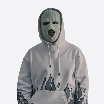 Breathable Knitted Wool Hood for Skiing and Motorcycling - Warm