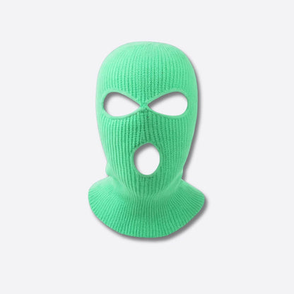 Breathable Knitted Wool Hood for Skiing and Motorcycling - Warm