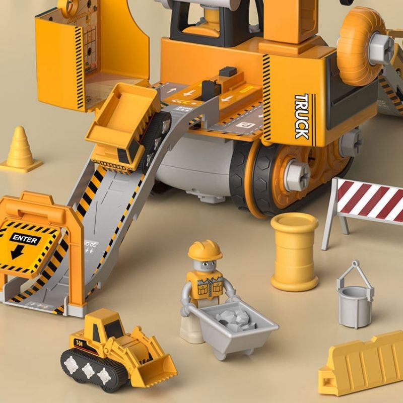4-in-1 Kids' Educational Building Truck Toy