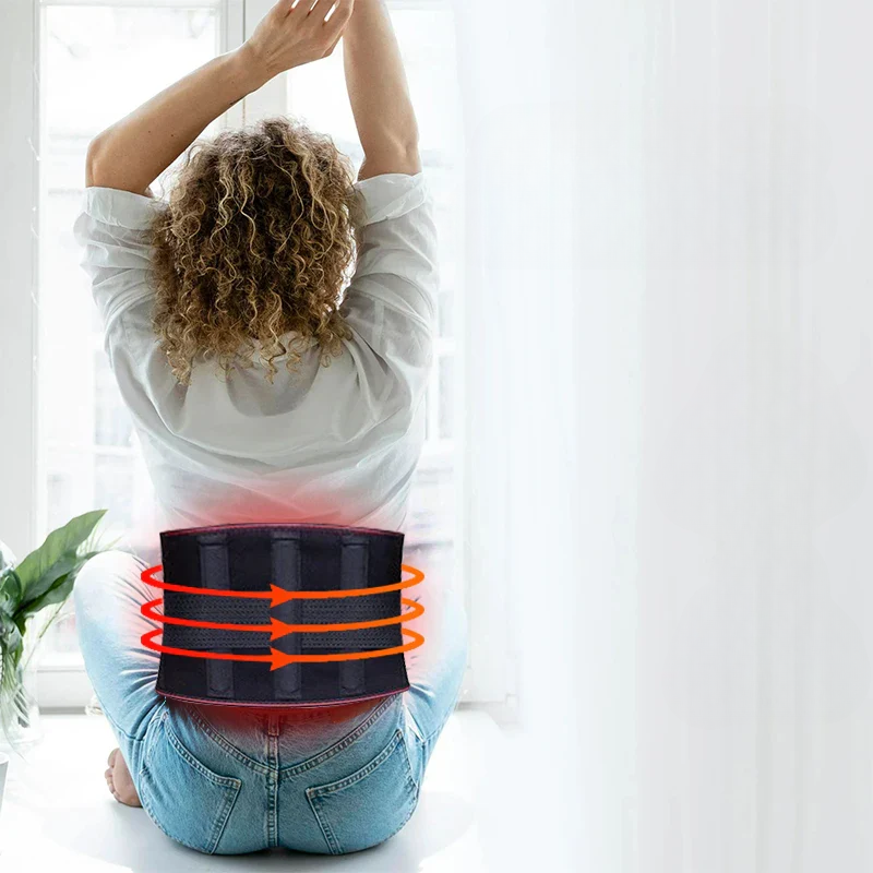 Adjustable Heating Belt for Back Relief – 3 Heat Settings