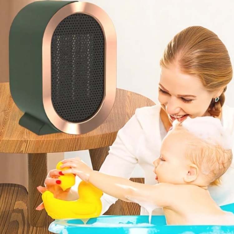 Portable Electric Heater with Overheat Safety – Affordable Design