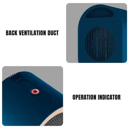 Portable Electric Heater with Overheat Safety – Affordable Design