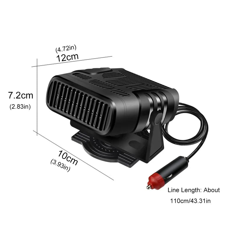 Compact Electric Heater for Cars – Portable Vehicle Heating Solution