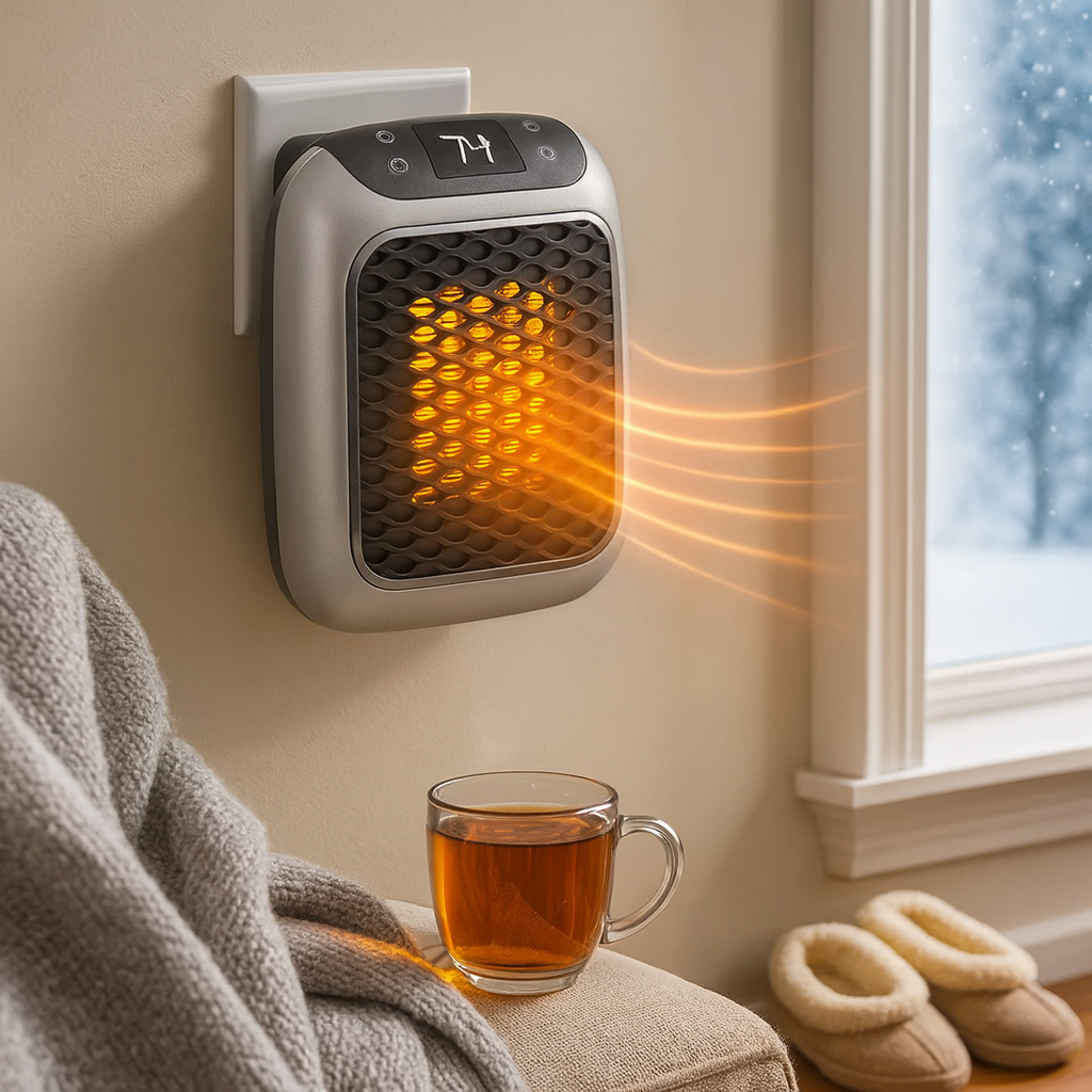 Compact Electric Space Heater for Home – Portable and Affordable