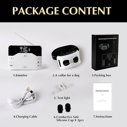 2-in-1 Wireless Dog Fence and Training Collar