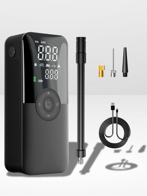 4-in-1 Rechargeable Portable Car Air Pump