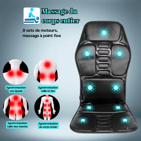 Heated Shiatsu Massage Pillow for Home, Office, and Vehicle