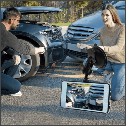 Car Dash Cam with Night Vision – Front and Rear Recording