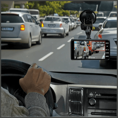 Car Dash Cam with Night Vision – Front and Rear Recording