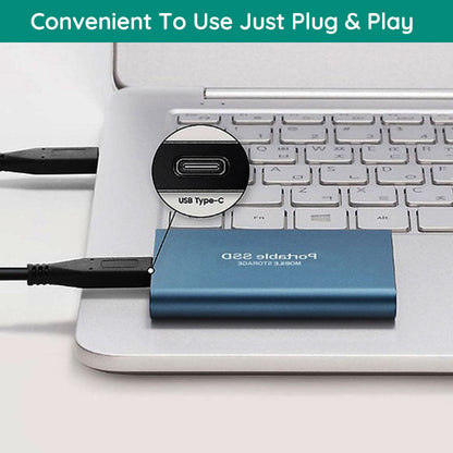 Portable External Solid State Drive – High-Speed USB 3.1