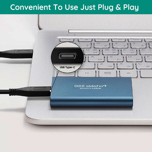 Portable External Solid State Drive – High-Speed USB 3.1