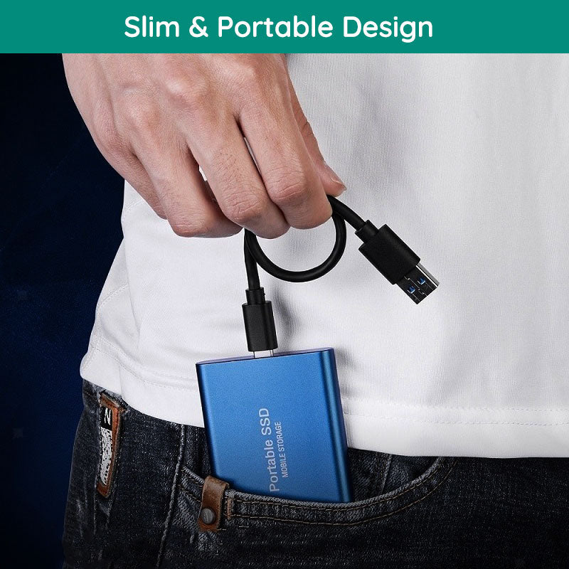 Portable External Solid State Drive – High-Speed USB 3.1