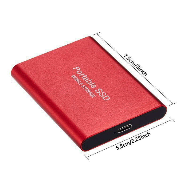 Portable External Solid State Drive – High-Speed USB 3.1